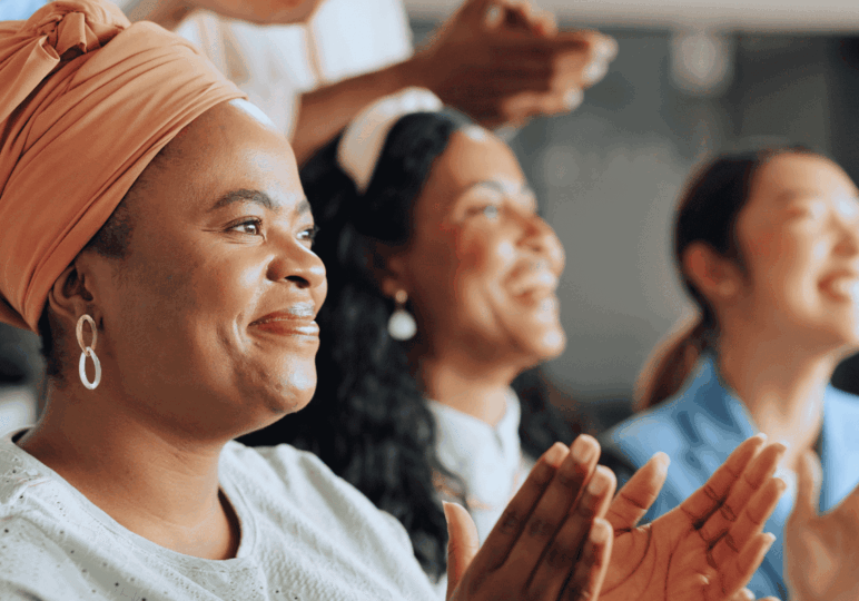 Women_Applauding_At_Event